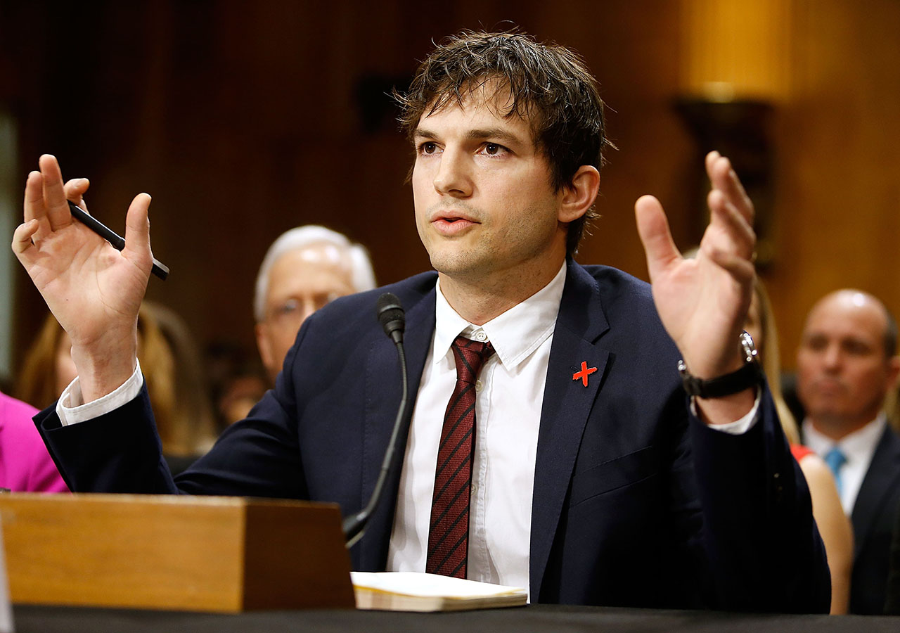 Ashton Kutcher Testifies at Capital Hill for Anti-Sex Trafficking Efforts
