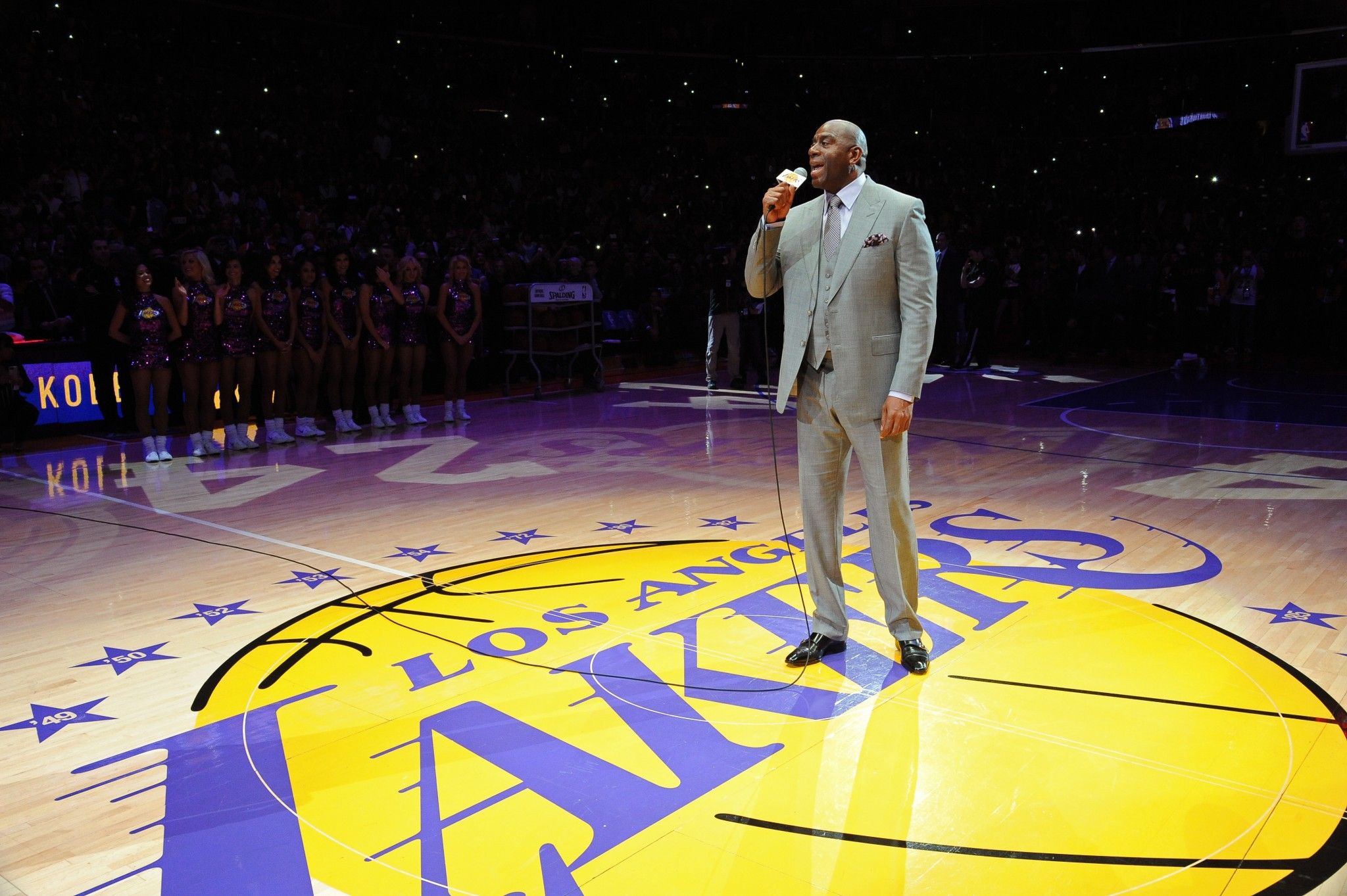 Magic Johnson Hired As New President Of Basketball Operations For The Lakers
