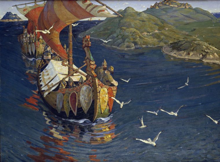 Nicholas_Roerich_Guests_from_Overseas-760x558