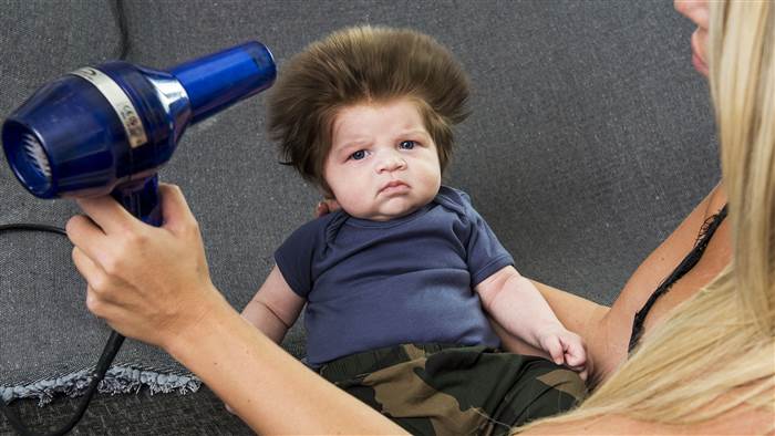 This Little Guy is Giving Other Babies Some Major Hair Goals