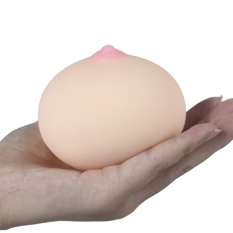 Stress Boob Stress Relief Reliever Tricky toys Gag Joke Toy Ball Silicone Squeeze Boobes Ball