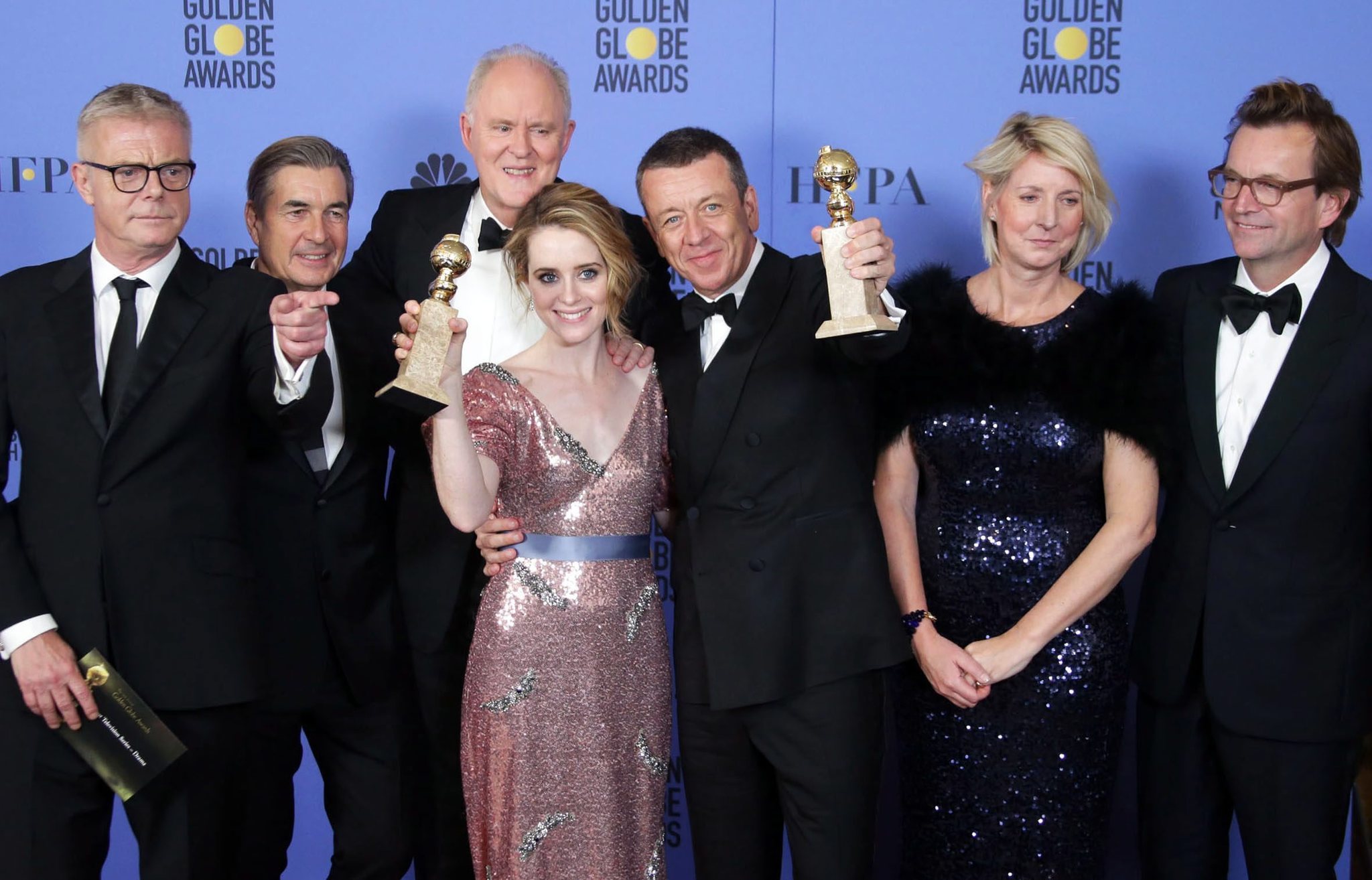 Winners at the 74th Golden Globes