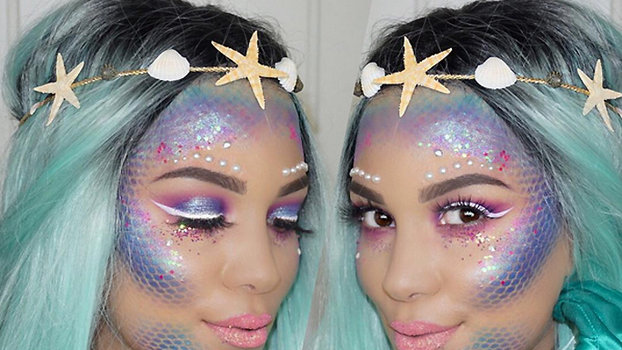 Mermaid Makeup Tutorials to Try This Halloween