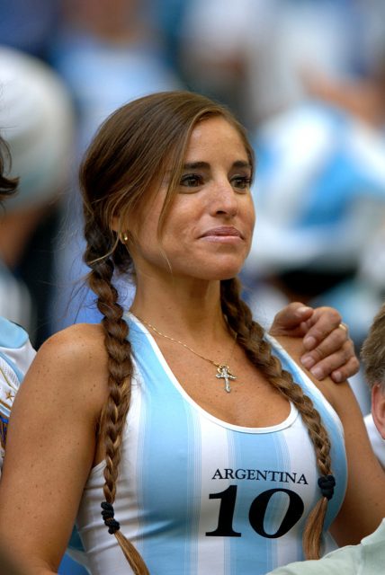 An Argentina fan