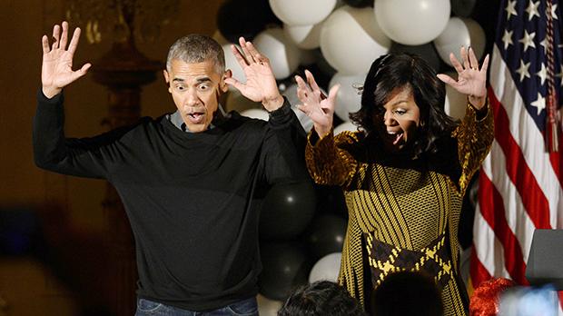 The Obamas Get Down to Thriller at Their Last White House Halloween Event