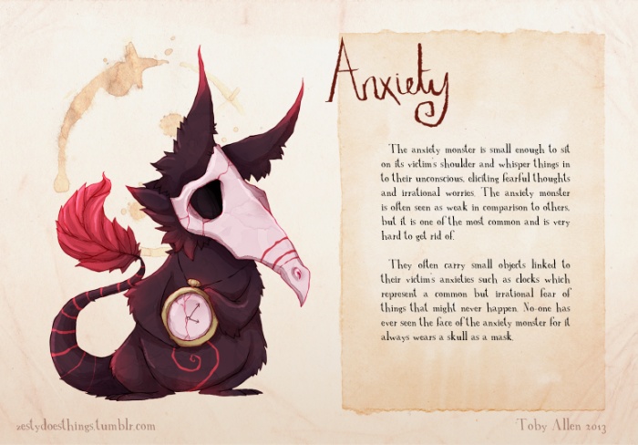 Artist Reimagines Mental Illnesses As Monsters